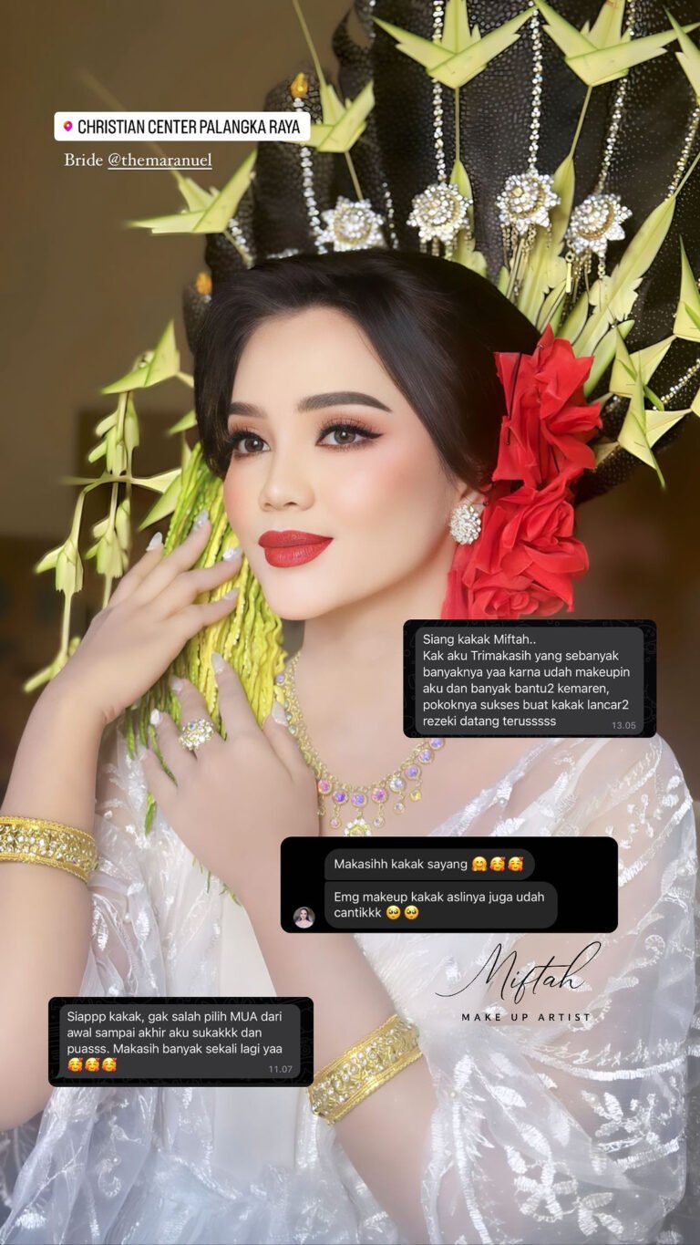 MBS_Testimoni Makeup Wedding adat Dayak